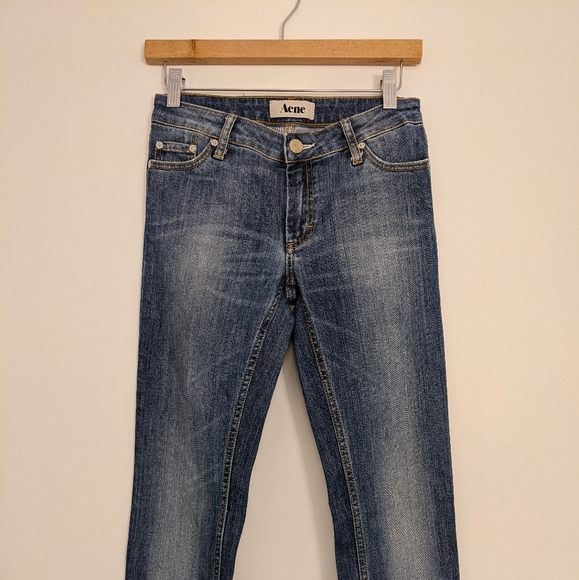 ACNE Kex/Le Blue Straight Leg Jeans - Picture 3 of 9
